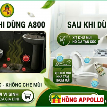 A800 KHỬ MÙI NHÀ VỆ SINH BỐC MÙI, HỐ GA HÔI THỐI